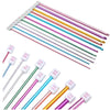 Multicolor Tunisian Afghan Crochet Hook Set (11 Sizes, 2–8 mm)