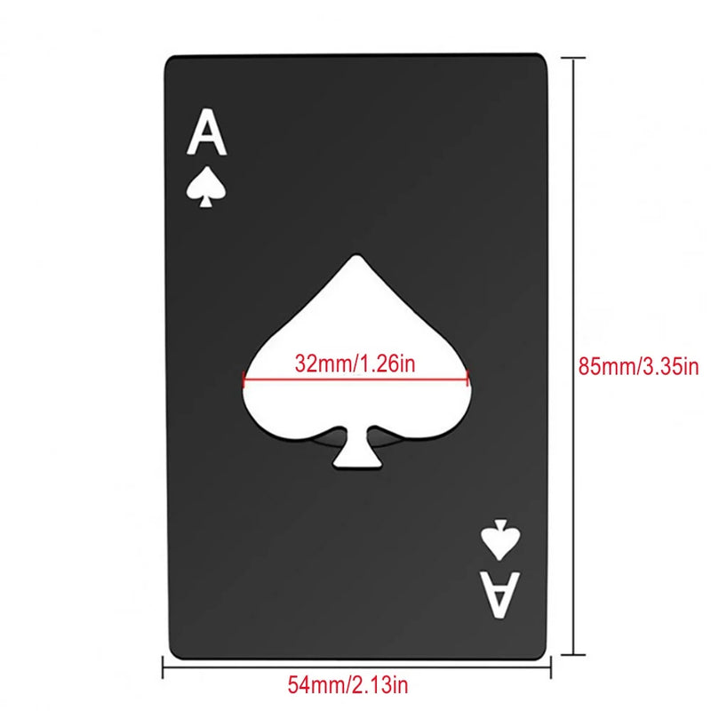 Poker Card Bottle Opener