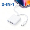 2-in-1 Lightning OTG Card Reader for SD & TF Cards