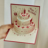 3D Pop-Up Birthday Cake Greeting Card