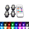 Rechargeable RGB Car Atmosphere Light with Remote