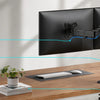 Heavy-Duty Dual Monitor Stand with Full Articulation for Desks Up to 32 Inches