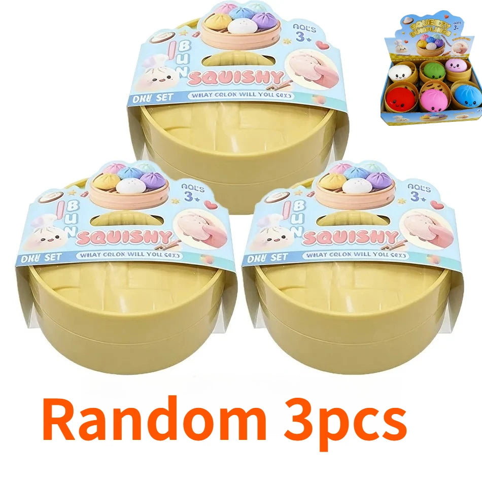 Juguete Anti-Estrés Baozi de Apretar