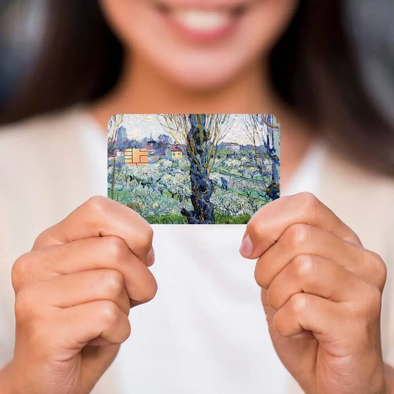 Skin para Tarjeta de Crédito Estilo Van Gogh