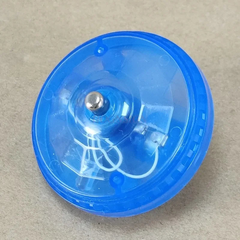 Retro Magic Rail Twirlers Flashing Gyro Wheel Classic Rail Twister Magnetic Yoyo Toy with Mesmerizing Rotating