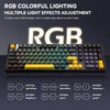 Clavier mécanique sans fil avec touches PBT et éclairage RGB