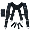 Work Suspenders with Detachable Phone Holder and Tool Belt Support