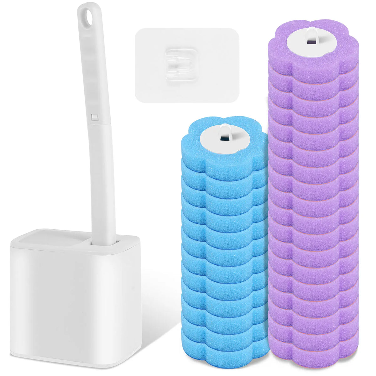Disposable Toilet Cleaning Kit with Refill Heads