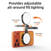 Magnetic Selfie Ring Light with Mirror & Phone Stand