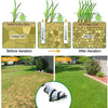 Manual Lawn Aerator Shoes with Metal Spikes