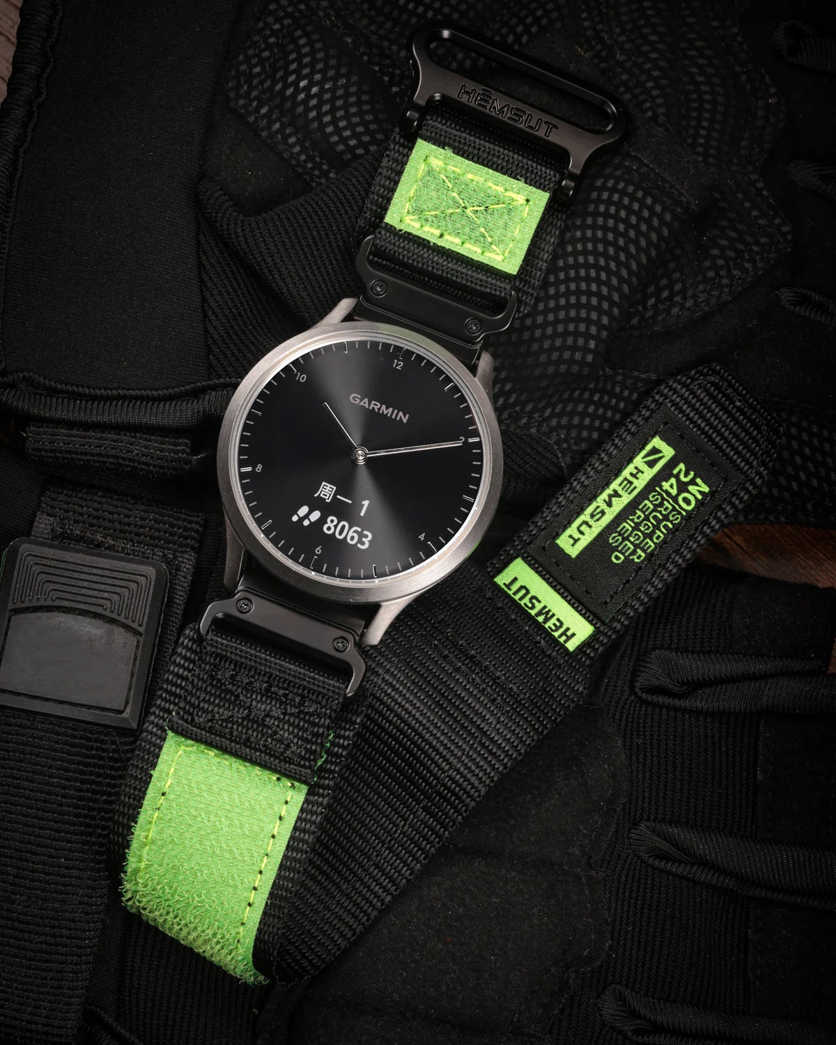 Rugged Nylon QuickFit Watch Band for Garmin
