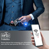 Slim RFID-Blocking Aluminum Wallet with Money Clip