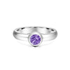 Interchangeable Birthstone Ring with 12 Zircon Stones