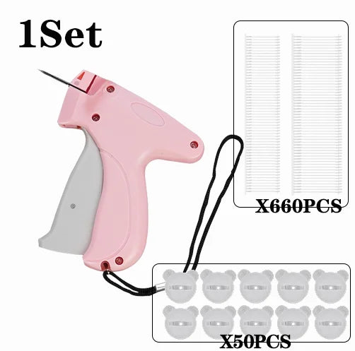 Pinless Fabric Snap Gun with Soft Silicone Base for Quilting & Hanging