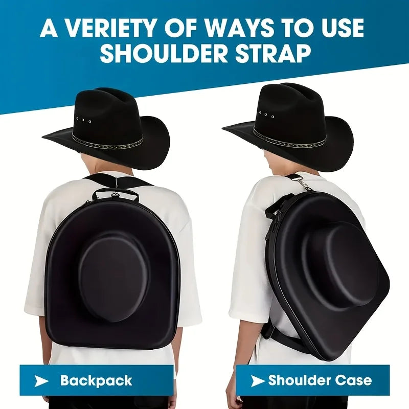 EVA Hard Shell Hat Case with Waterproof Zipper