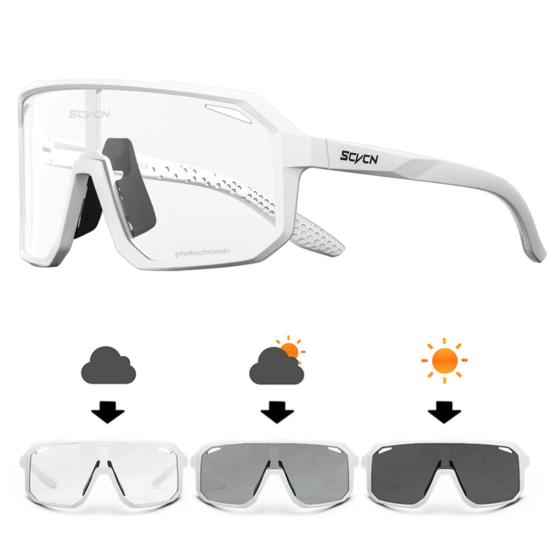 Photochrome Radsonnenbrille mit UV400-Schutz