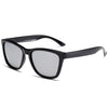 Retro Clear Frame Sunglasses with UV400 Protection
