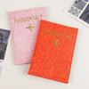 Leopard Print Passport Holder with Card Slots
