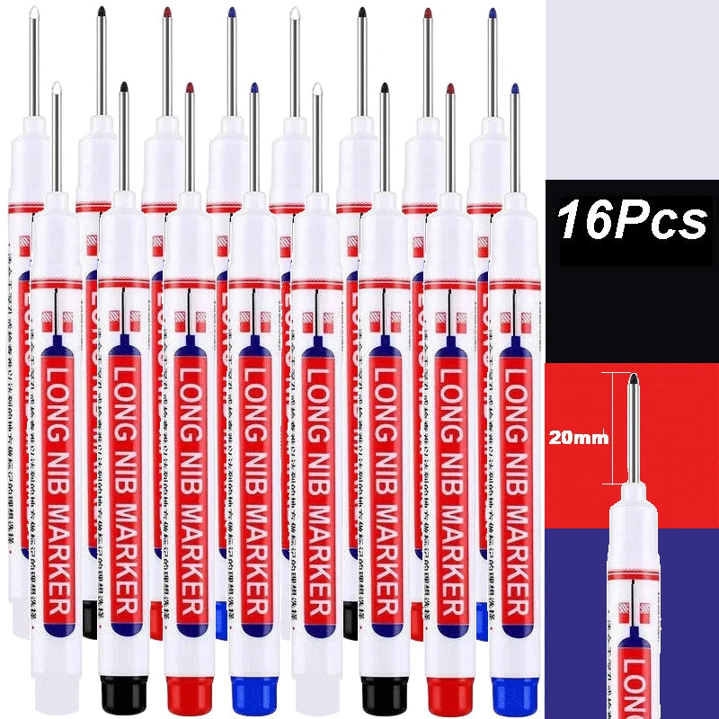 Waterproof Deep Hole Paint Markers for Metal & Woodworking