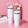 Insulated Stainless Steel Tumbler with Handle