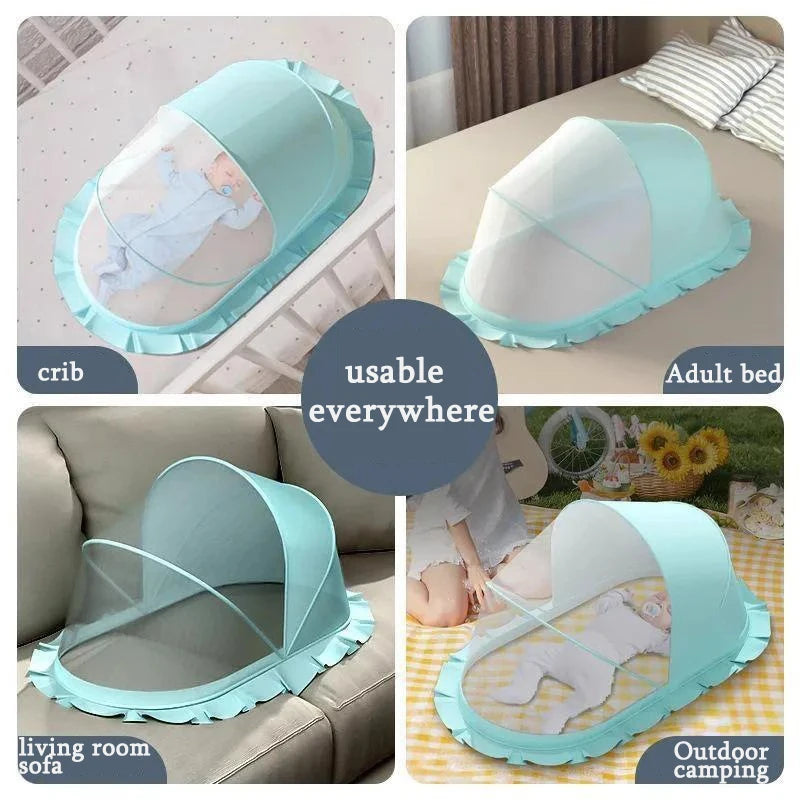 Foldable Baby Mosquito Net for Cribs and Cots