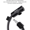 Heavy-Duty Cable Bike Lock with Mounting Bracket and 2 Keys