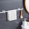 Self-Adhesive Curtain Rod Holders - No-Drilling Clamp Hooks