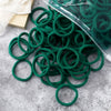 50-Pack Solid Color Elastic Hair Ties for Women & Girls