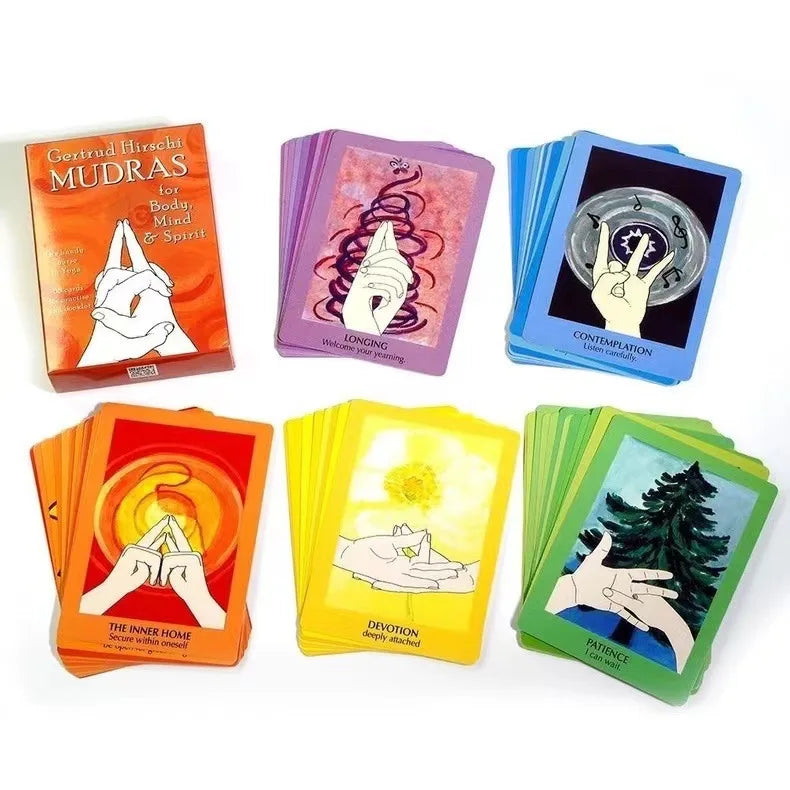 Mudras for Body, Mind & Spirit: A 68-Card Yoga Practice Deck