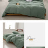 Washed Cotton Duvet Cover – Minimalist Solid Color Bedding