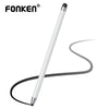 A white Fonken precision dual-tip capacitive stylus shown diagonally against a white background.
