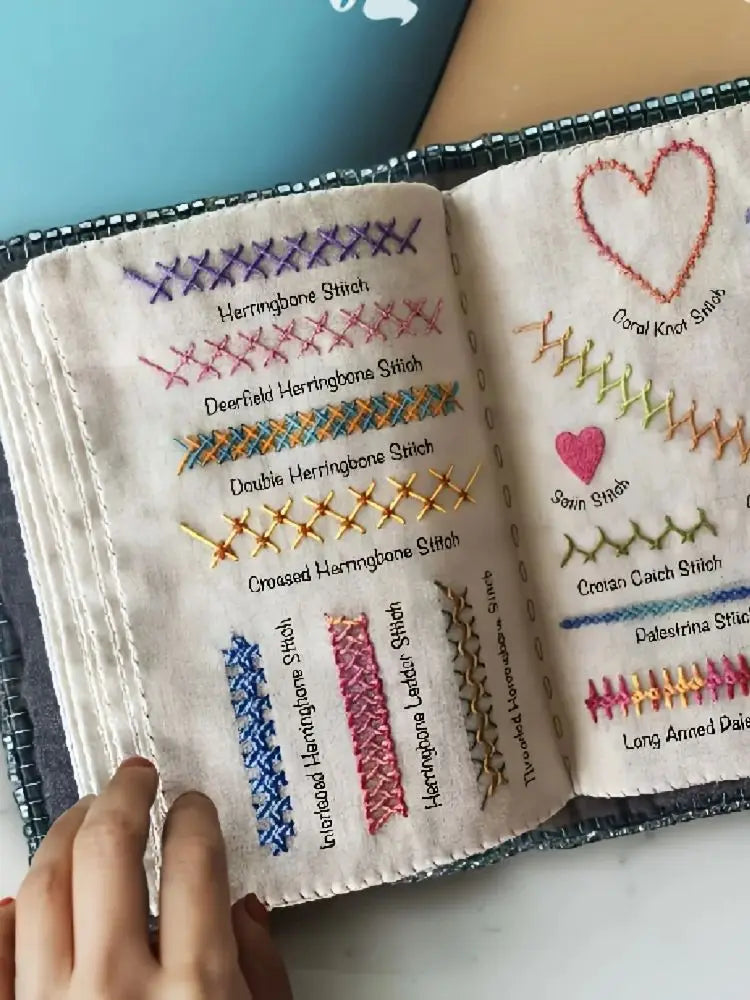 Stitch & Create: Embroidery Pattern Book for DIY Sewing Projects