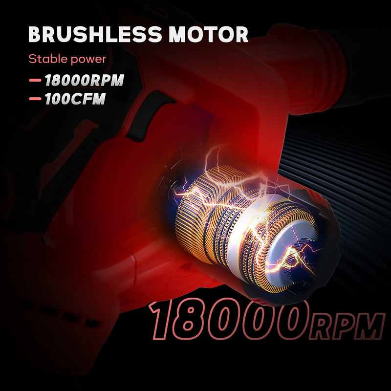Cordless 18V Brushless Leaf Blower & Vacuum