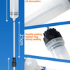 Diagram showing the dimensions and features of a plastic anti-skid pressure bar oil extractor pump.
