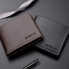 Slim PU Leather Folding Wallet with Card Holder