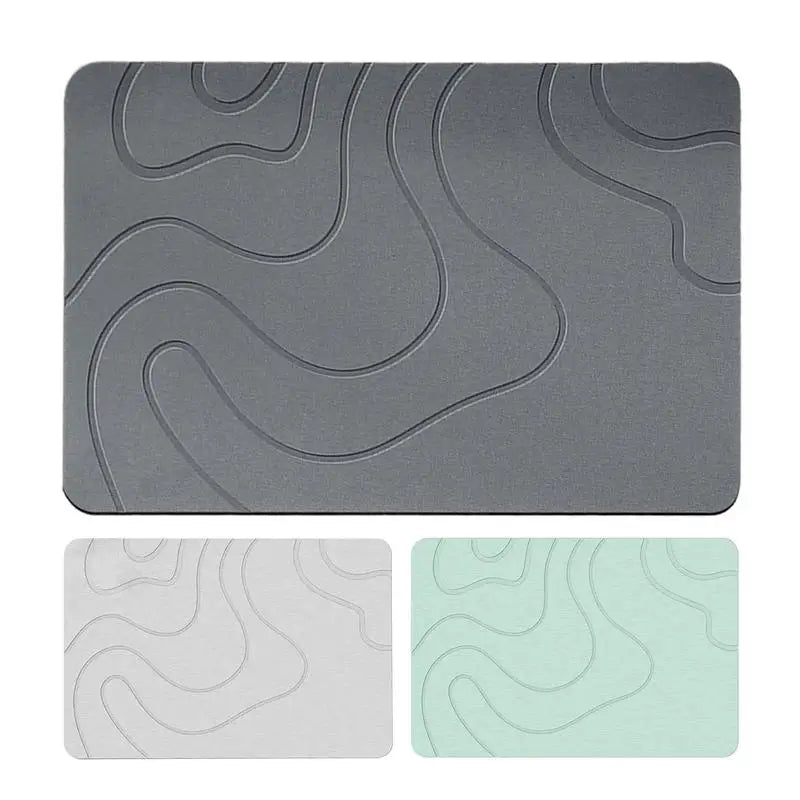 Non-Slip Cotton Bath Mat with Strong Suction