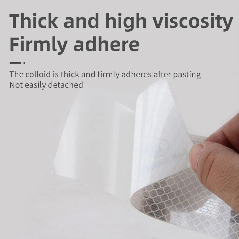 A close-up view of a thick, high-viscosity colloid firmly adhering to a white surface.