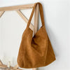 Retro Suede Tote Shoulder Bag