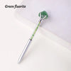 Natural Amethyst Crystal Ballpoint Pen