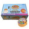 Eine Box mit bunte Perlen-Dumpling-Squishy Fidget-Spielzeug mit einem farbigen Perlen-Dumpling drinnen