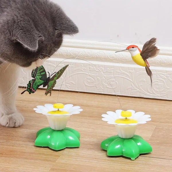 Automatic Rotating Butterfly Cat Toy