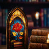 Acrylic Rose Gothic Arch Bookend for Bookshelf Decor