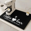 Fast-Drying Kitchen Absorbent Mat for Coffee Stations and Countertops