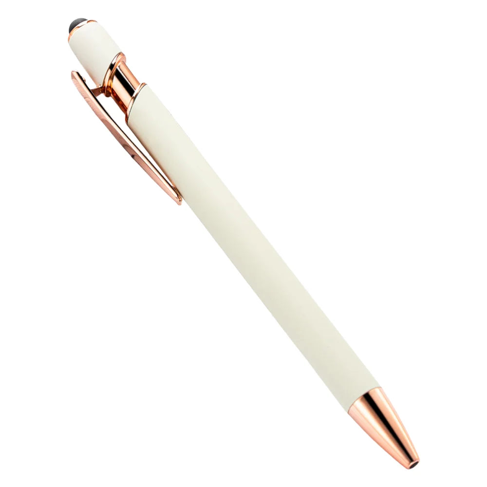 2-in-1 Stylus Pen with Retractable Ballpoint – Pack of 5