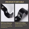 Adjustable Wall-Mounted Curtain Rod Brackets (Set of 2)
