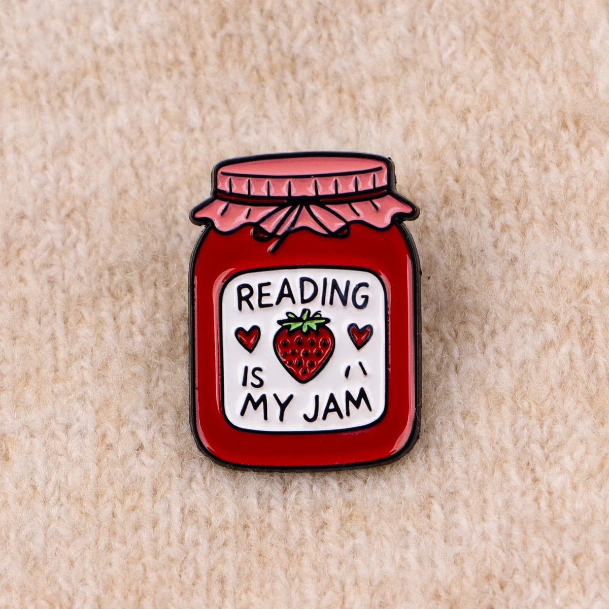 Just One More Chapter Enamel Pin for Book Lovers