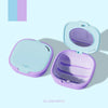 Colorful Denture & Retainer Case with Mirror and Drainage Basket