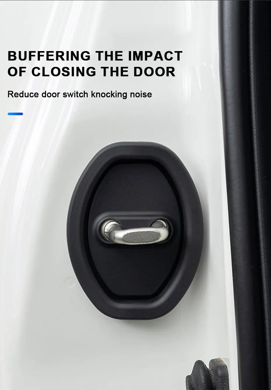 Silicone Car Door Lock Protector Covers (Set of 4)
