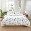 Floral Print Duvet Cover Set with Pillowcases