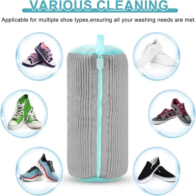 Shoe Laundry Bag with Soft Inner Lining for Sneakers